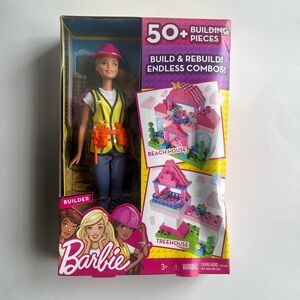 Barbie Builder Set with 50+ Building Pieces